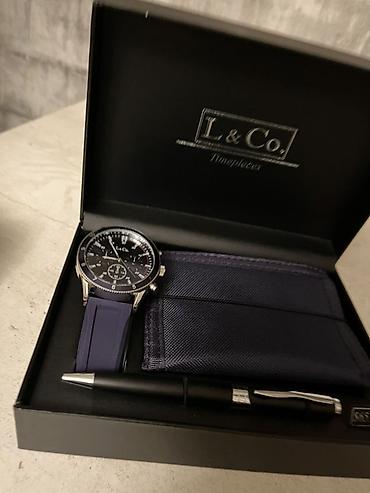Наборы украшений: Подарочный набор L & Co. Timepieces Состав: - Наручные часы L — 2