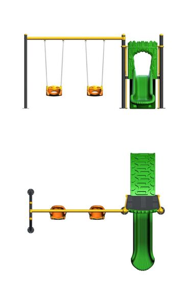 Digər biznes avadanlığı: Oyun Kompleksi – MAS-103 Uşaqlar üçün rəngarəng açıq hava oyun — 20