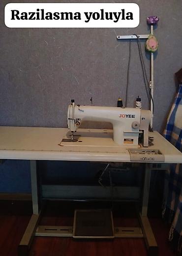 uz maşını: JOYEE sənaye tikiş maşını – stol və pedalla birlikdə - Brend/model — 3