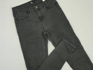 jeansy damskie jasne z wysokim stanem: Jeans, SinSay, M (EU 38), condition - Very good