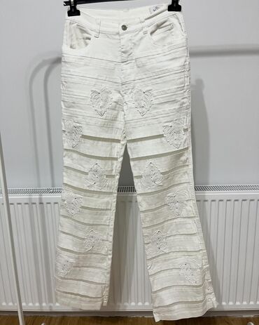 beli kompleti sako i pantalone: M (EU 38), Visok struk, Drugi kroj pantalona