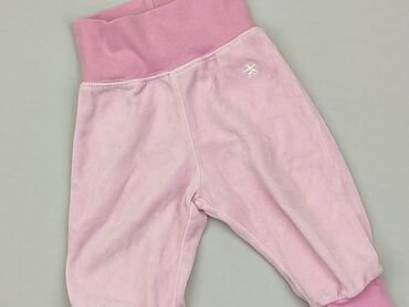 kombinezon różowy: Spodnie dresowe, ABC, 6-9 m, stan - Dobry