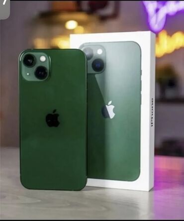 айфон xr в рассрочку: IPhone 13, Колдонулган, 128 ГБ, Жашыл, Коргоочу айнек, Кабель, Куту, 75 %