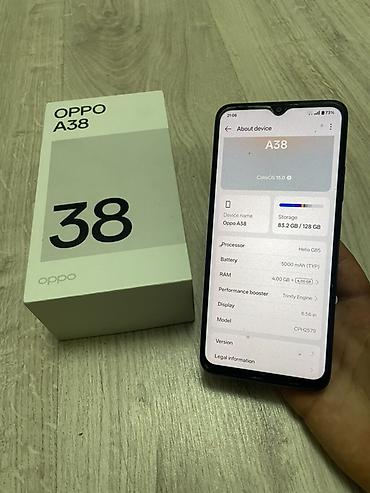 ev telefonlar: Oppo A38, 128 GB, rəng - Qara, Sensor, Barmaq izi, İki sim kartlı — 7