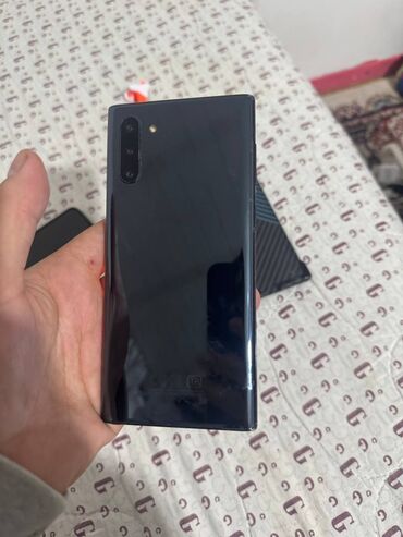 кольцевая лампа для телефона: Samsung Note 10, Колдонулган, 256 ГБ, түсү - Кара, 2 SIM