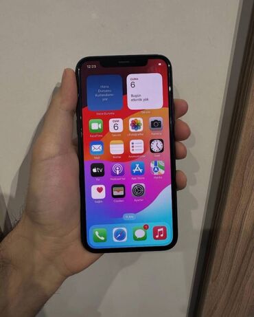 Apple iPhone: IPhone 11 Pro Max, 256 GB, Matte Midnight Green, Zəmanət, Face ID, Sənədlərlə