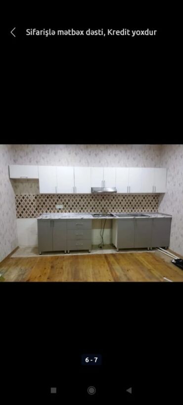 Mətbəx mebeli: Sifarişlə hazırlanmış müxtəlif ölçülü mətbəx mebelləri. Rəng və dizayn — 8