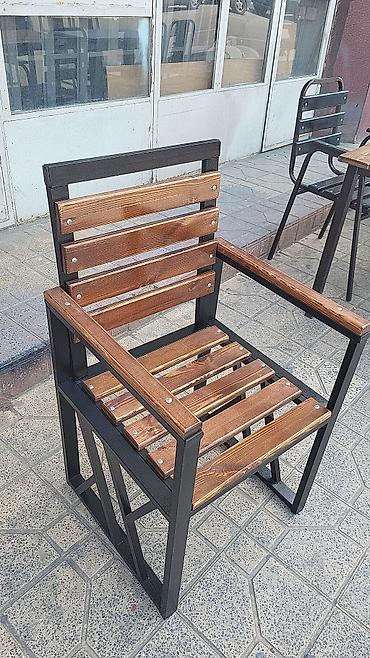 Bağ, çöl mebeli: Yeni, Dördbucaq masa, 4 stul, Açılmayan, Stullar ilə, Metal, Azərbaycan — 8