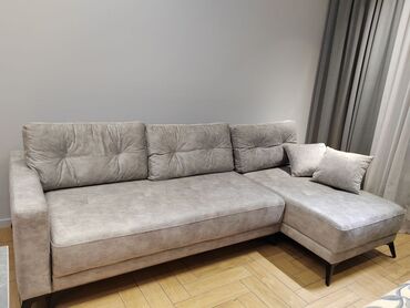 белорусская мебель: Диван-кровать, цвет - Серый, Новый