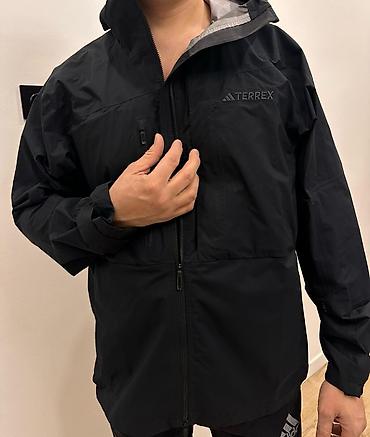 большемеры: Мужская куртка, XL, Adidas, Новый, цвет - Черный, Бесплатная доставка — 4