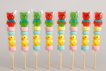 мармелад: 🍭 Декоративные сладкие палочки с маршмеллоу и мармеладом —
