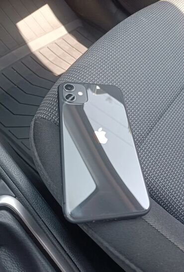 ноутбук айфон бишкек цена: IPhone 11, Колдонулган, 64 ГБ, Кара, Каптама, 78 %