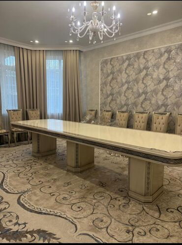 прихожий гарнитур токмок: Стол для зала, Б/у, Не раскладной