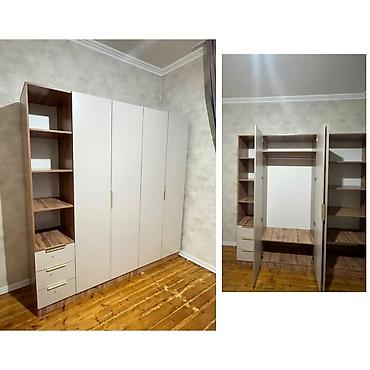 Asya markalı dolab - Ölçü: 2.20 × 2.40 m - Rəng və material: ağ ön