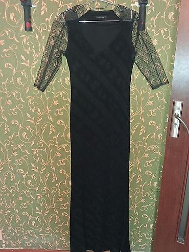 gues: Qara uzun ziyafət donu - Marka: Guess (etiketdə göstərilir) - Üslub — 1