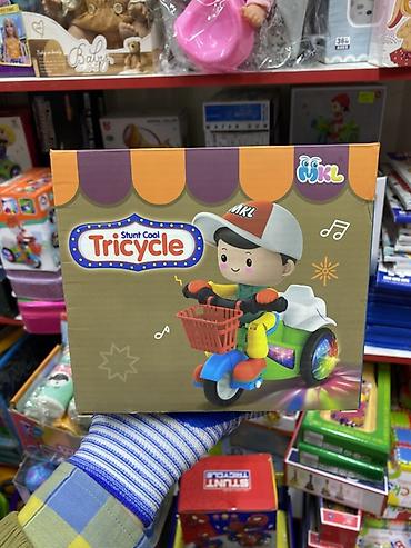 Детский музыкальный трицикл-игрушка MKL Stunt Cool Tricycle. Яркая at lalafo.kg Детский музыкальный трицикл-игрушка MKL Stunt Cool Tricycle. Яркая