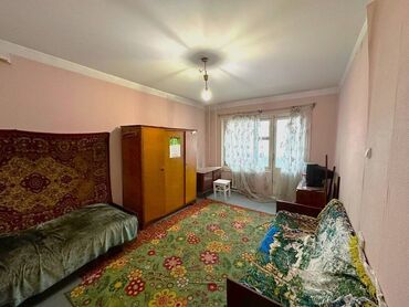 квартира в бишкеке на долгий срок: 1 комната, 40 м², 105 серия, 1 этаж, Старый ремонт