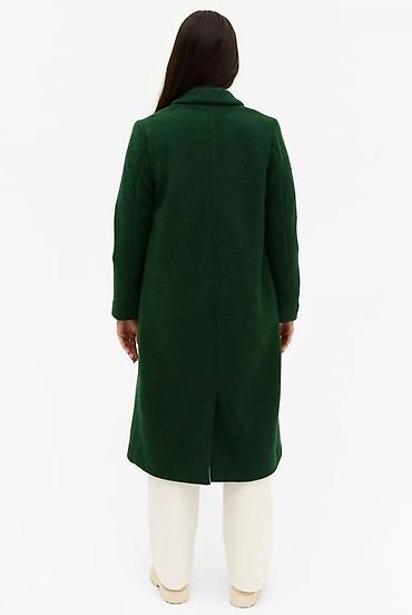 mango s: Пальто, Классика, Осень-весна, Длинная модель, Двубортная модель, L — 3