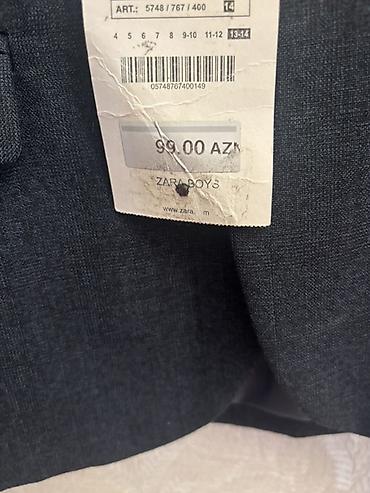 Üst geyimləri: ZARA Boys klassik dəst pencəyi - Rəng: tünd boz (kömür ton) - Model — 6