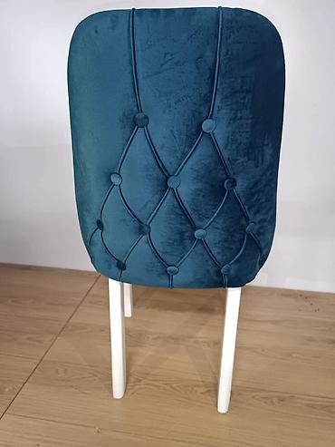 Stilske stolice: Tapacirana stolica sa dugmićima (chesterfield stil) - Presvlaka: meki — 5