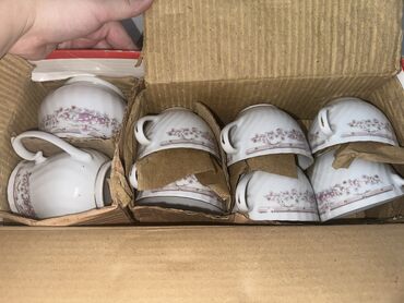 посуда викалина: Новый чайный набор сервиз в коробке, из 22 предметов, всё на фото