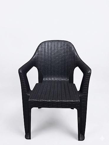 qedimi kreslo: Rattan naxışlı plastik kreslo - Material: yüksək keyfiyyətli, hava və — 2