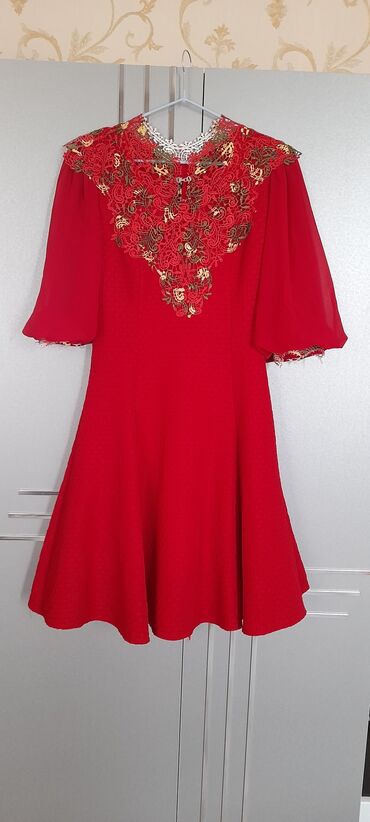2 el geyimler: Вечернее платье, Миди, S (EU 36)
