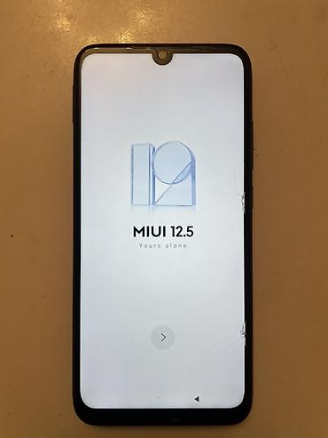 redmi note 7 adapter: Redmi Note 7, 64 GB, rəng - Mavi, Barmaq izi — 1