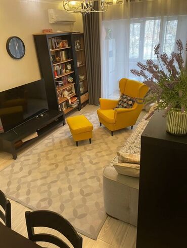 квартира базар коргон: 3 комнаты, 65 м², 105 серия, 1 этаж, Евроремонт