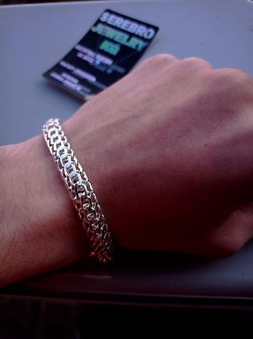 Серебряные цепочки: Браслет Питон 80 гр Ручная работа Серебро 925 проба Делаем на Заказ — 24