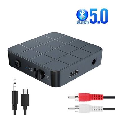 səs ötürücü: 2-in-1 Bluetooth 5.0 Qəbuledici və Ötürücü – TV, Avtomobil, Musiqi