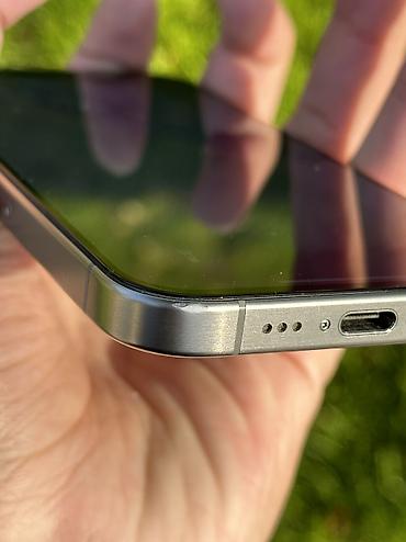 15 pro 512: IPhone 15 Pro, Б/у, 256 ГБ, Natural Titanium, Чехол, 100 % — 6