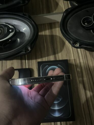 Apple iPhone: IPhone 12 Pro Max, 128 GB, Matte Silver, Zəmanət, Qırıq, Face ID — 4