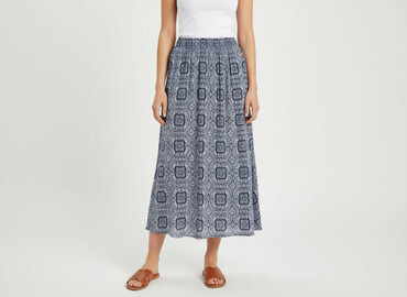 obcisłe dżinsy damskie: F&F, Women`s skirt, size S
