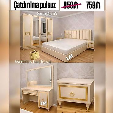 Yataq otagi dəsti : 759₼ Sifarişlə və yeni Dəstə daxildir