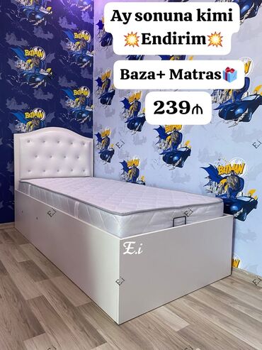 ag mebel destleri: Icnci*Bazalı Çarpayı 239Azn💥* *Matras hədiyyə🎁* ✔️Rəng seçimi var