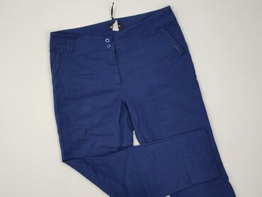 Women: Material trousers for women, size L (EU 40)
