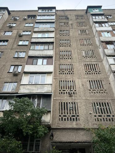 квартиры в районе пишпек: 2 бөлмө, 52 кв. м, 106-серия, 7 кабат, Косметикалык ремонт