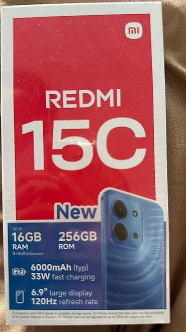 Смартфон Xiaomi Redmi 15C (Midnight Black), 8 ГБ RAM, 256 ГБ ROM