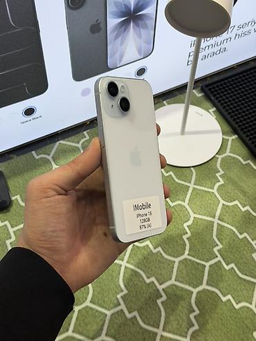 Apple iPhone: IPhone 15, 128 GB, Ağ, Face ID — 3