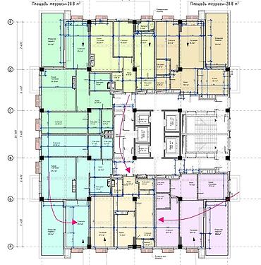 platinum park: 2 комнаты, 89 м², Асанбай мкр Элитка, 20 этаж, ПСО (под самоотделку) — 3