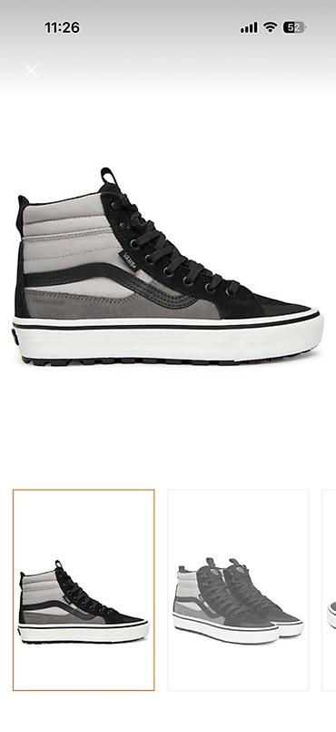 Ботинки: Мужские ботинки, 38.5, 39, 39.5, Vans, Новый, цвет - Серый — 1