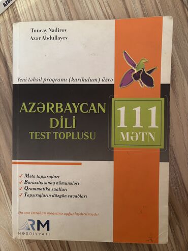 tedi ayı mətni: Azerbaycan dili test toplusu, 111 mətn