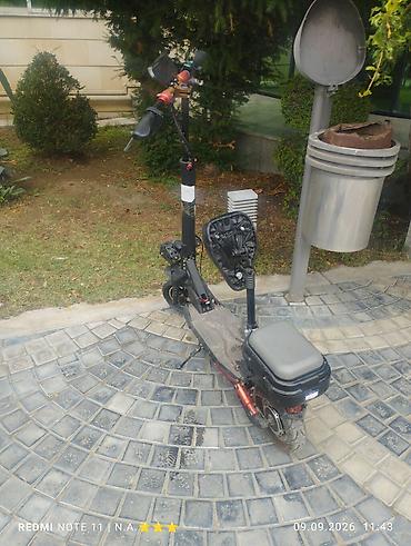 Электротранспорт: Elektrik skuter - Güclü arxa hub-motorlu elektrik skuter - Geniş və — 2