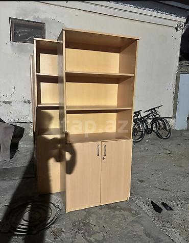 коридорный шкаф: Ofis kitab dolabı / vitrin - Material: laminat/LDSP ağac teksturalı — 1