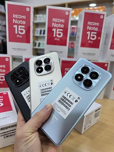 android monitor satilir: Redmi Note 15 pro 8/256GB 595AZN NFC. Redmi Note 15 pro 12/512GB — 2