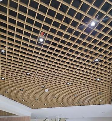 Потолочные работы: Дизайнерские потолочные конструкции - Реализация потолков решетчатого — 3