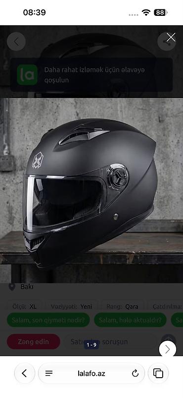 moto 80cc: Motosiklet aksessuarları. Baqajlar Kaskalar Əlcəklər Qoruyucu Dizlik — 6
