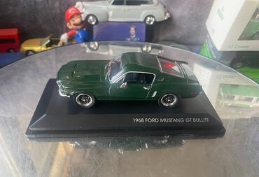 Avtomobil modelləri: Коллекционная модель Ford Mustang GT Bullit darkgreen 1968 Steve — 22