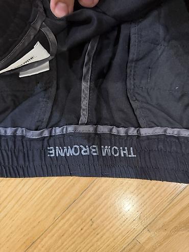 stringer alt geyimi: 👖 THOM BROWNE-dən dəbli qara şalvar satılır!  THOM BROWNE brendinə — 3